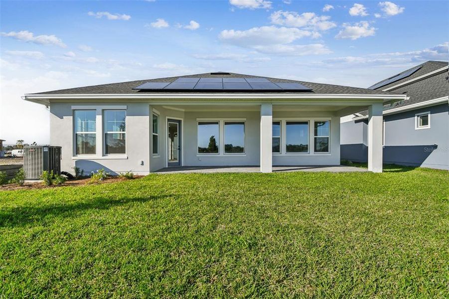 Exterior details and patio area of a home in Laureate Park at Lake Nona - Park Series, Orlando (Image 21).