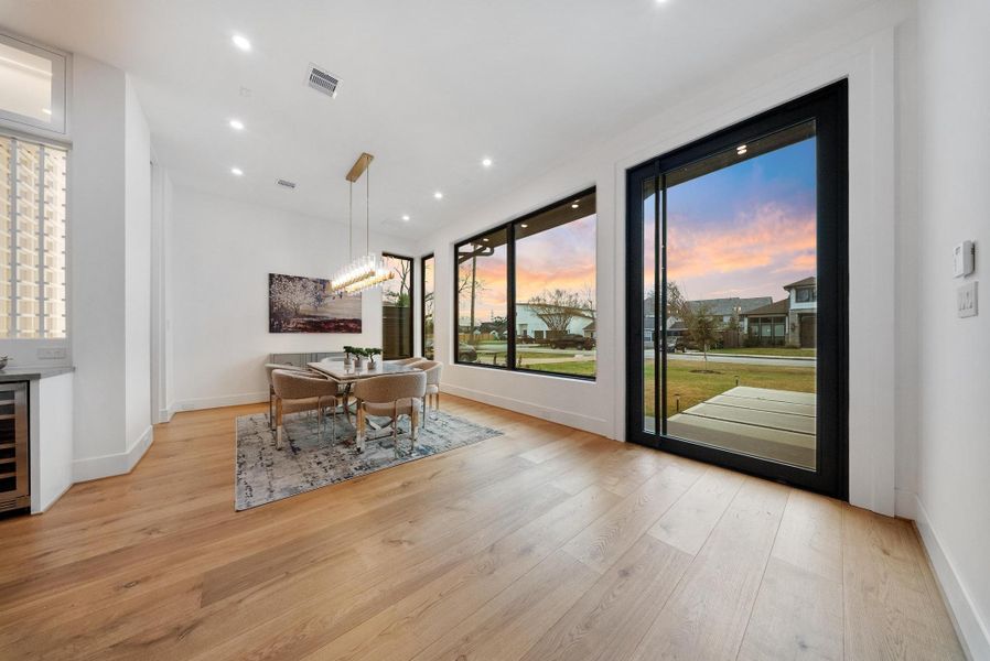 Furnished interior view inside a new home in , Houston (Image 6).