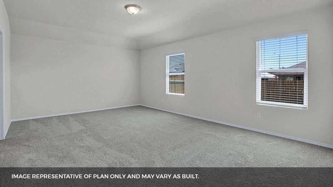 Spacious, unfurnished interior of a new home in Bar W Ranch, Leander (Image 20).