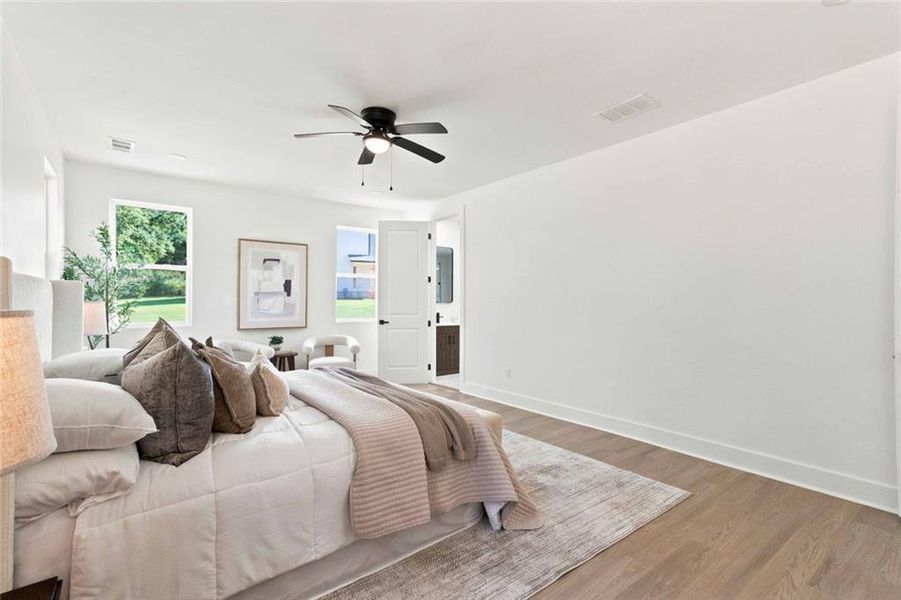 Furnished interior view inside a new home in , Griffin (Image 46).