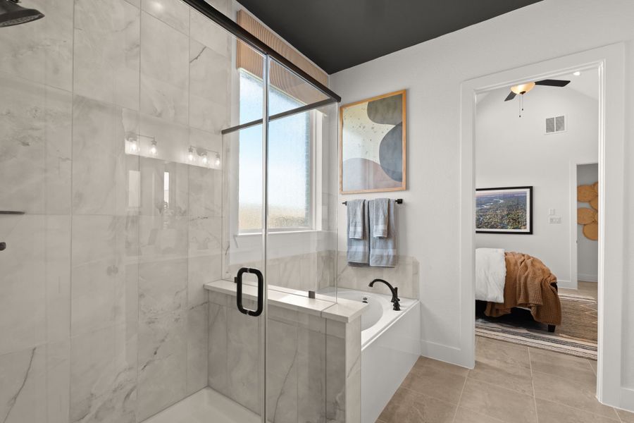 Furnished interior view inside a new home in Artavia, Conroe (Image 11).