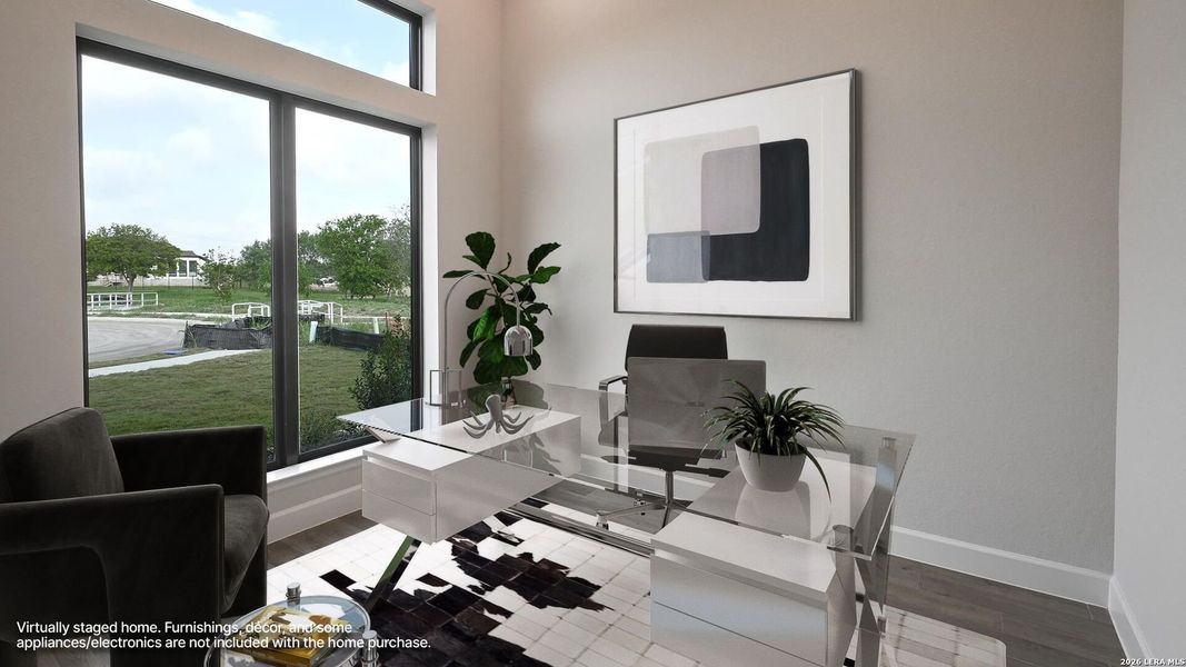 Furnished interior view inside a new home in Cibolo Valley Heights, Cibolo (Image 9).