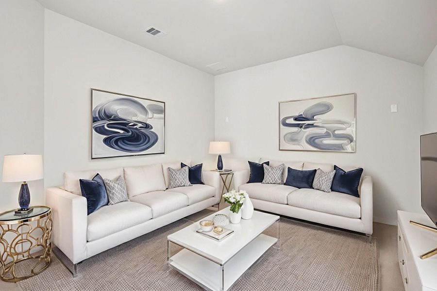 Photo is not of the actual home, but is an inspirational photo of builder’s model home and may depict options, furnishings, and/or decorator features that are not included