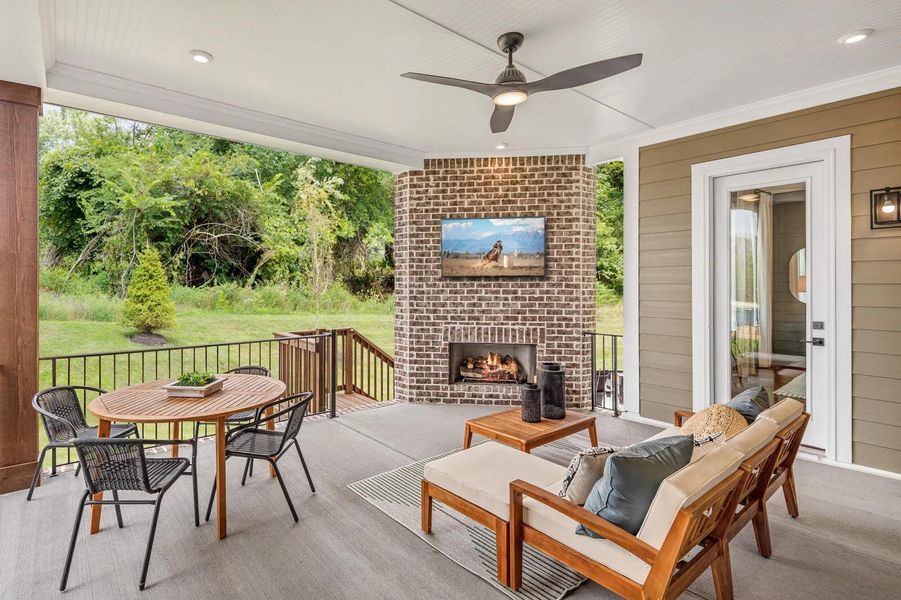 The Marshall Outdoor Living Area