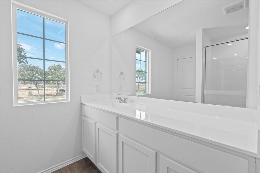 Furnished interior view inside a new home in Valverde, Bastrop (Image 7).