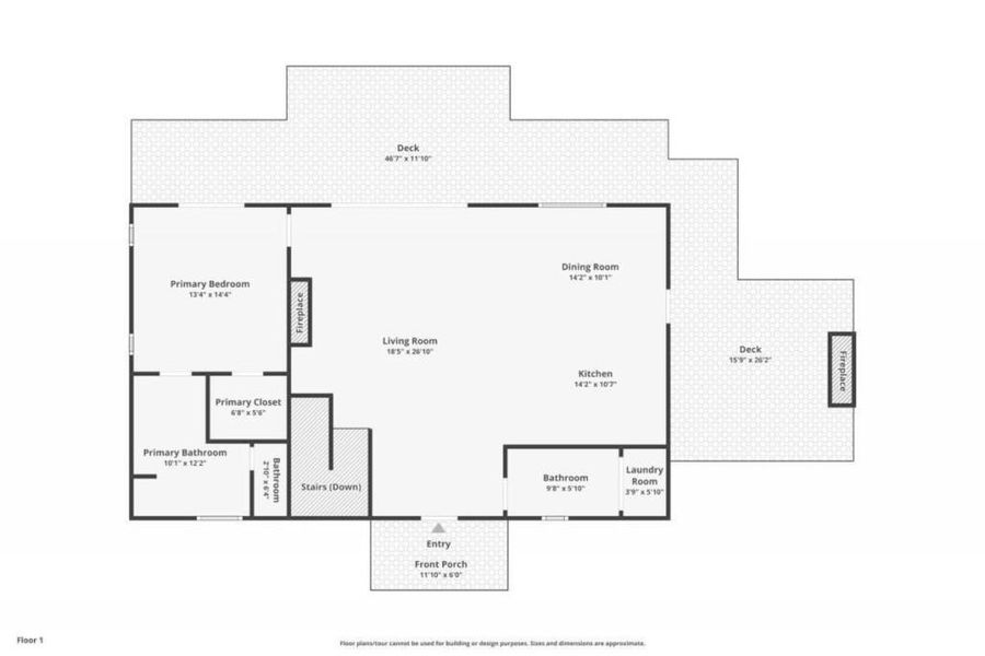 2D floor plan layout of this home in , Mineral Bluff, GA (Image 5). 2D floor plan layout of this home in , Mineral Bluff, GA (Image 5).