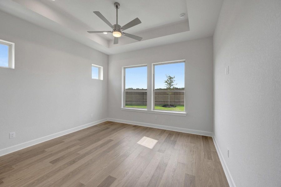 Spacious, unfurnished interior of a new home in Prairieland Village - Grove Collection, Cypress (Image 23).