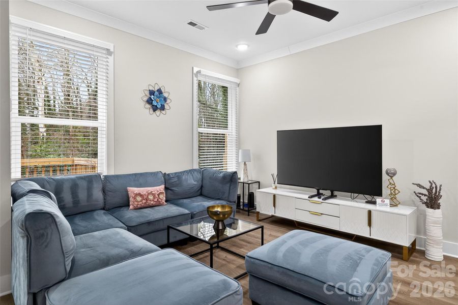 Furnished interior view inside a new home in , Charlotte (Image 12).