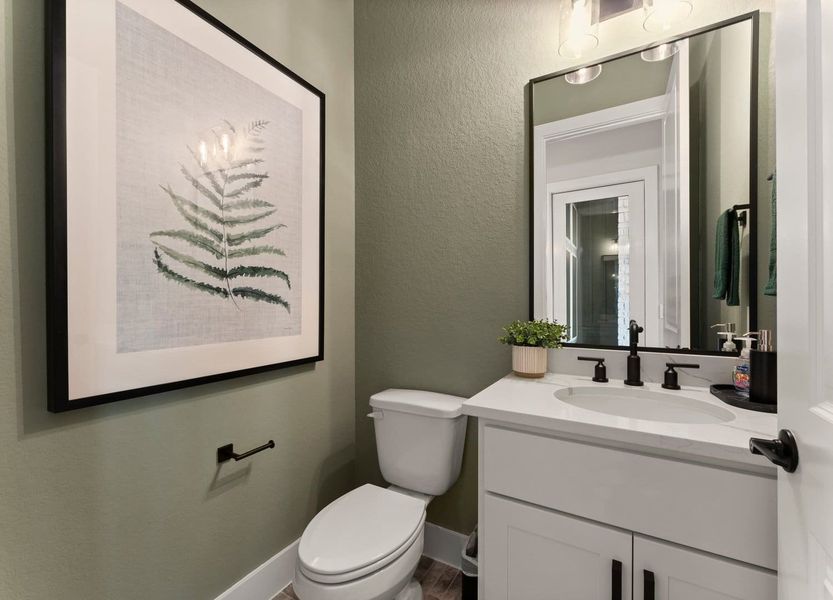 Furnished interior view inside a new home in Fulshear Lakes Gardens, Fulshear (Image 27). Furnished interior view inside a new home in Fulshear Lakes Gardens, Fulshear (Image 27).