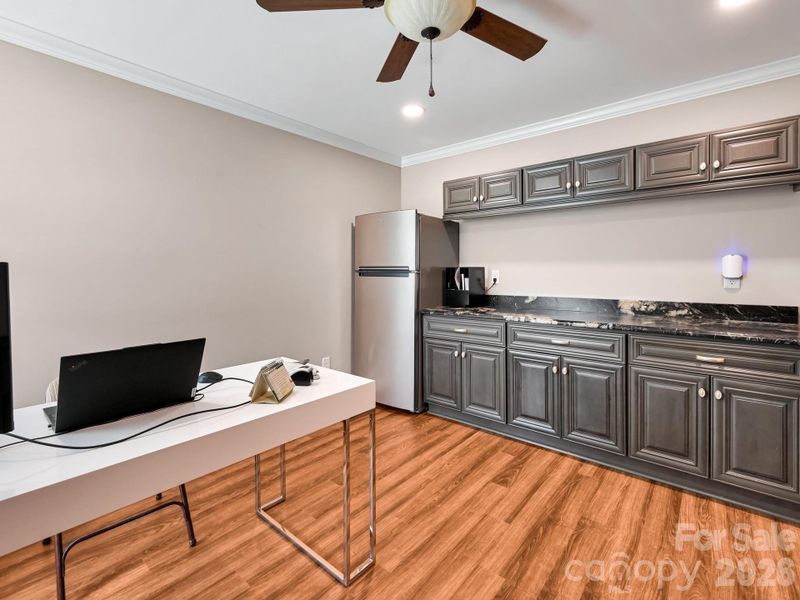 Home Office cabinets & small sink