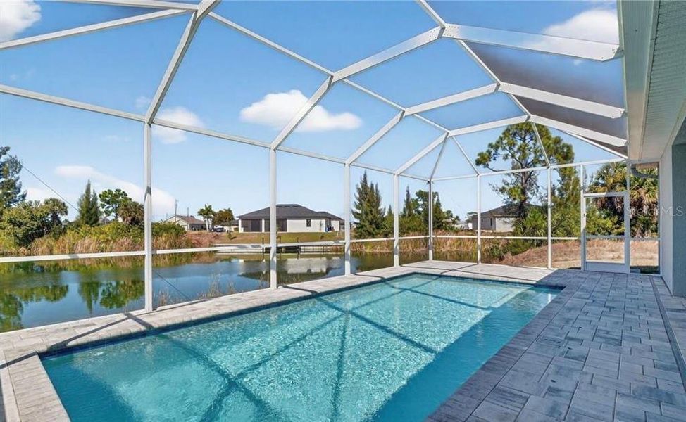 Exterior details and patio area of a home in , Cape Coral (Image 3).
