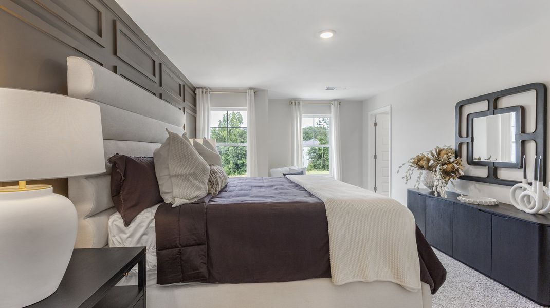 Furnished interior view inside a new home in Harvest Park, Decatur (Image 15).