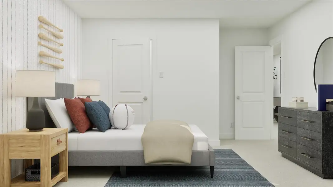 Furnished interior view inside a new home in Elm Creek: Coastline Collection, Elgin (Image 4).