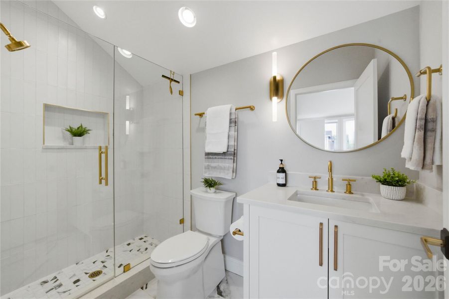 Furnished interior view inside a new home in , Charlotte (Image 15).
