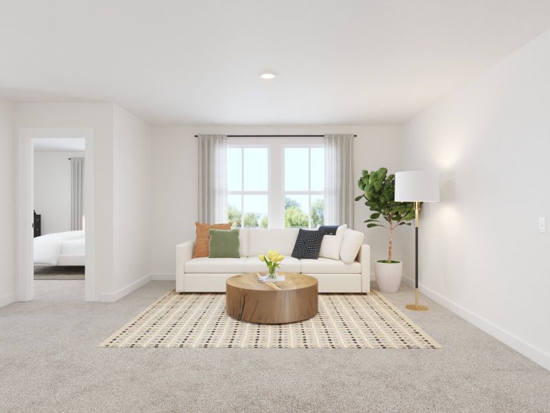 Furnished interior view inside a new home in Station Hill - Reserve Series, Thompson's Station (Image 5).