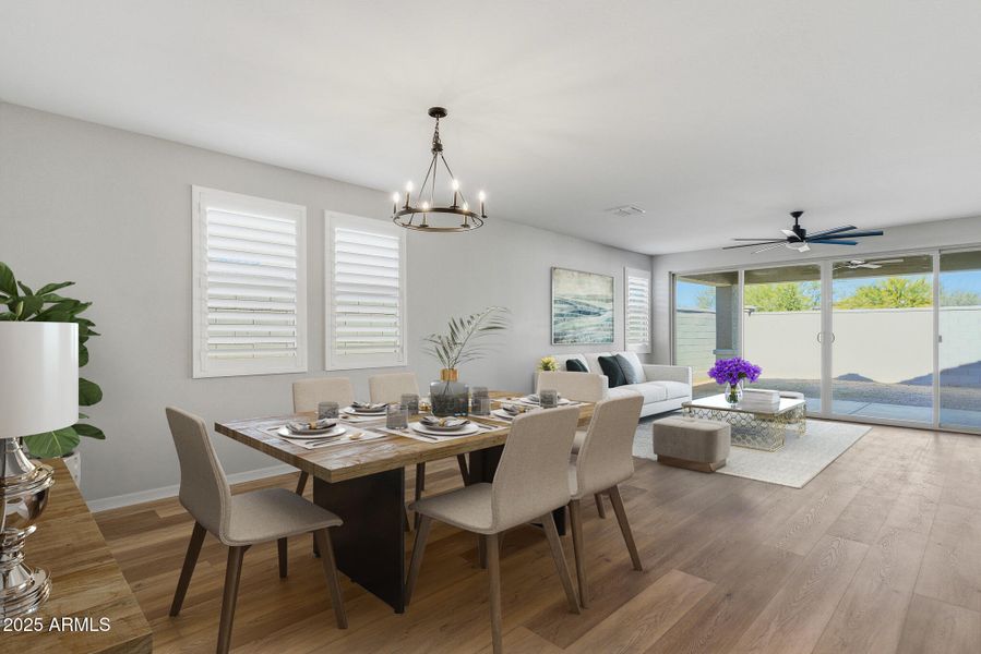 7VS) DINING TO GREAT ROOM