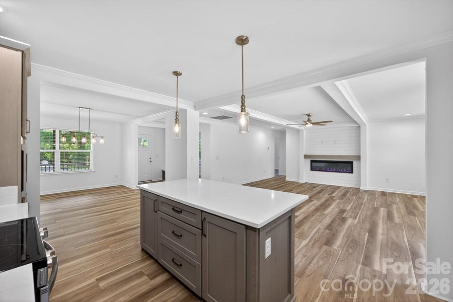 Furnished interior view inside a new home in , Winston-Salem (Image 5).