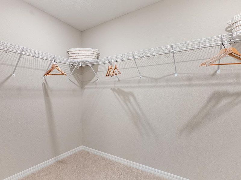 And, it includes a walk-in wardrobe - Birch townhome by Highland Homes And, it includes a walk-in wardrobe - Birch townhome by Highland Homes