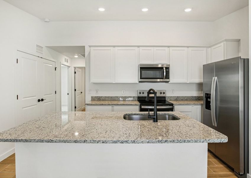 Whip up your favorite meals in the upgraded kitchen Whip up your favorite meals in the upgraded kitchen