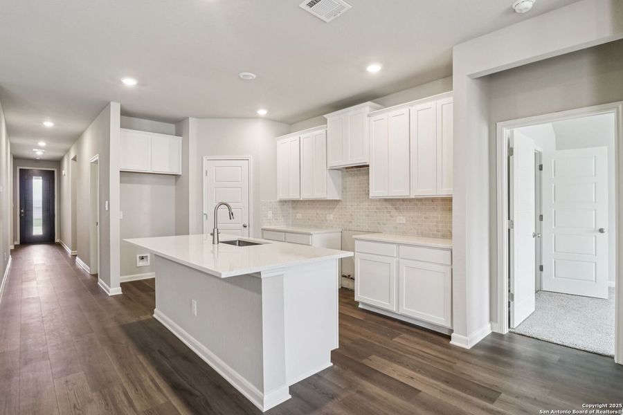 Furnished interior view inside a new home in Kallison Ranch, San Antonio (Image 14). Furnished interior view inside a new home in Kallison Ranch, San Antonio (Image 14).
