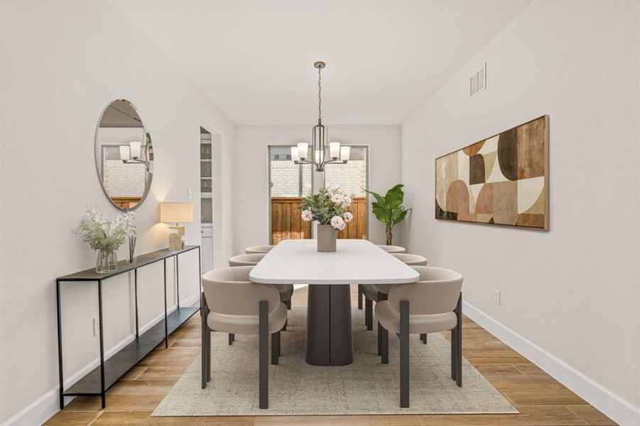 Furnished interior view inside a new home in Walsh, Fort Worth (Image 28).