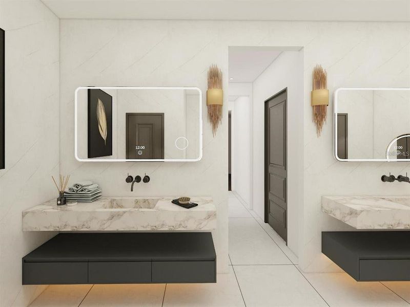 Furnished interior view inside a new home in , Palmetto (Image 10). Furnished interior view inside a new home in , Palmetto (Image 10).