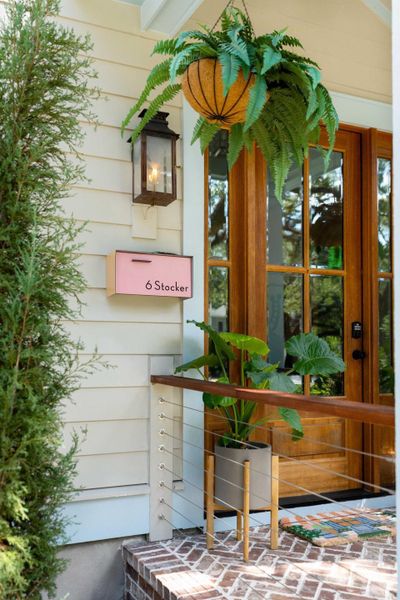 Exterior details and patio area of a home in , Charleston (Image 35).