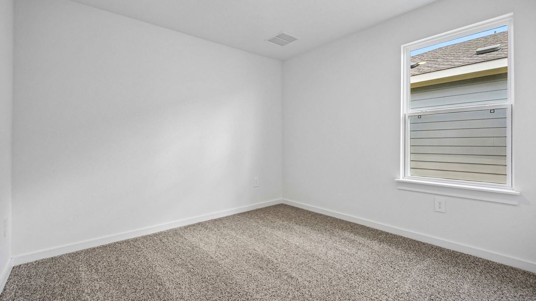 Spacious, unfurnished interior of a new home in Trails at Wildhorse, Austin (Image 37).