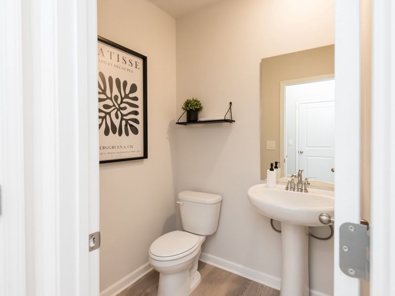 Furnished interior view inside a new home in Marshburn Landing - Bungalow Series, Wendell (Image 7).