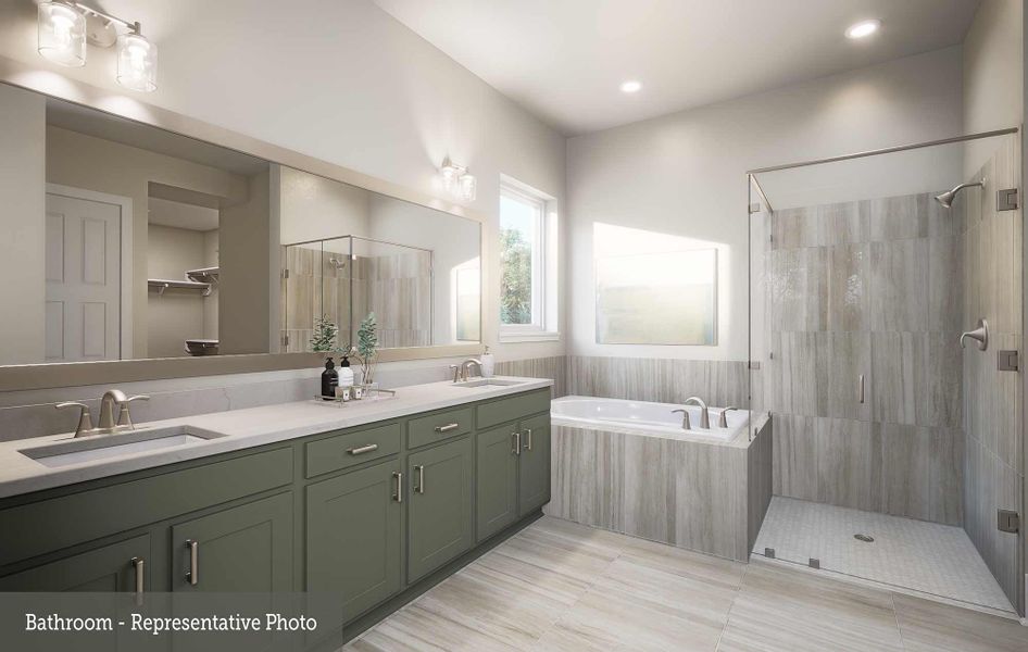 Owner's Bath - Representative Photo Owner's Bath - Representative Photo