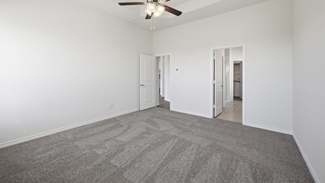 Spacious, unfurnished interior of a new home in Fireside by the Lake, Garland (Image 21).