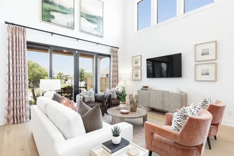 Representative Family Room - some options shown