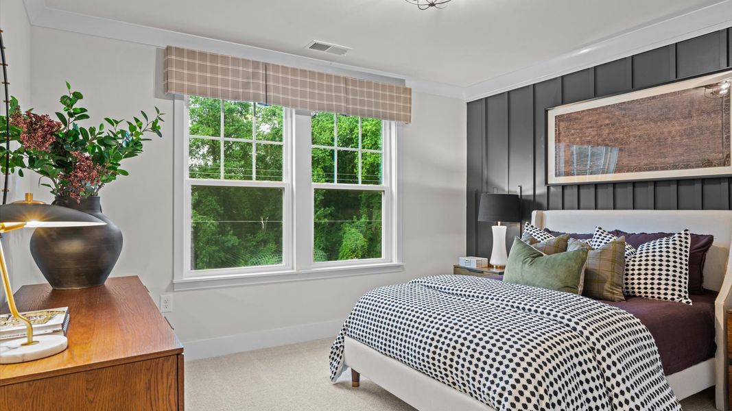 Representative furnished interior of a home built from the Pelham by DRB Homes in Whispering Pines, Franklinton (Image 19).