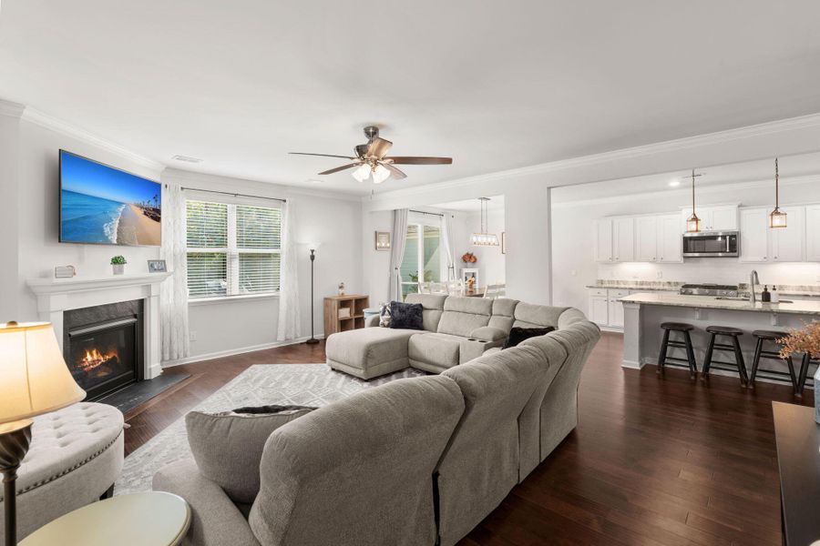 Furnished interior view inside a new home in The Ponds, Summerville (Image 30). Furnished interior view inside a new home in The Ponds, Summerville (Image 30).