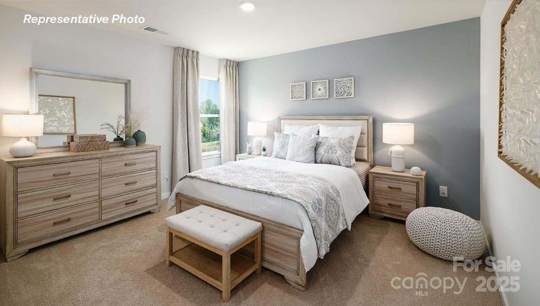 Furnished interior view inside a new home in Sonoma Hills, Charlotte (Image 18).