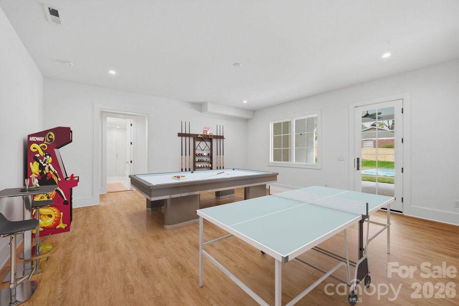 Game Room Staged