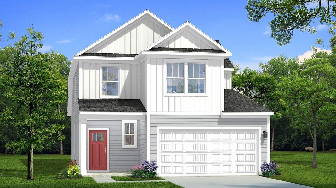 DRB Homes Freesia Home Plan Elevation 5 DRB Homes Freesia Home Plan Elevation 5