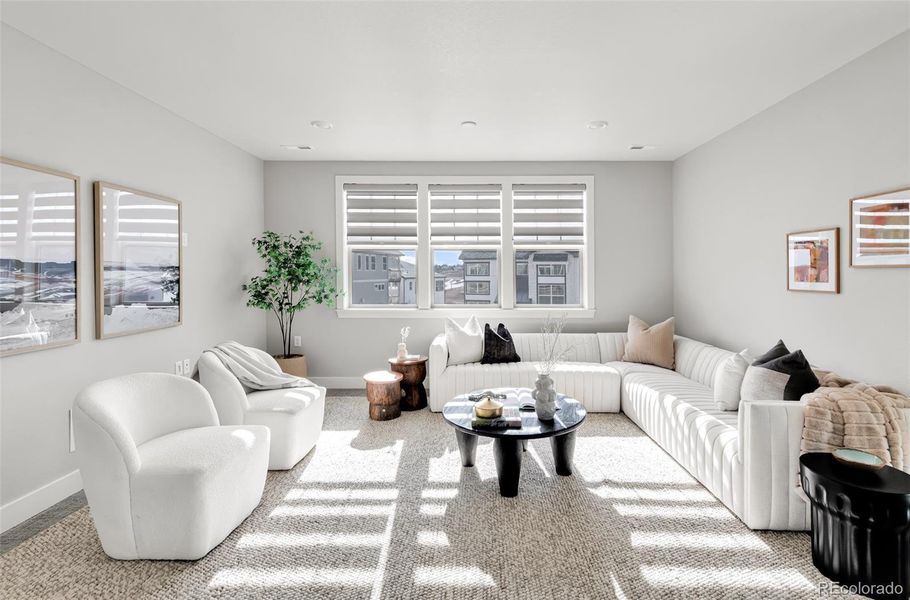 Furnished interior view inside a new home in Silver Leaf, Littleton (Image 19).
