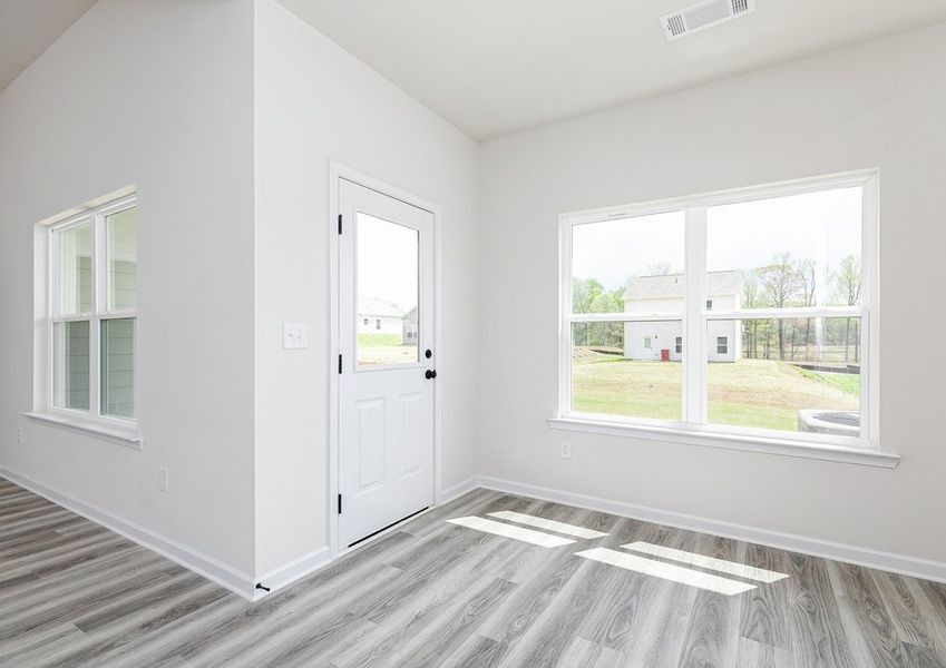 Enjoy a cup of coffee in the dining room