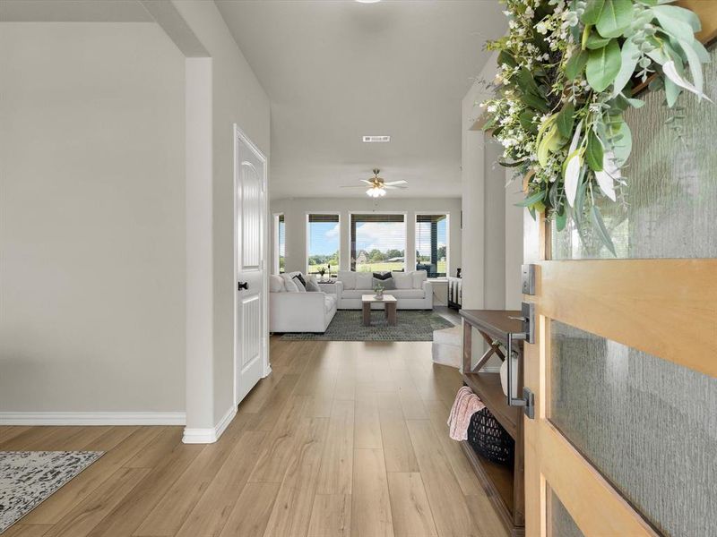 Furnished interior view inside a new home in Regent Park, Springtown (Image 25).