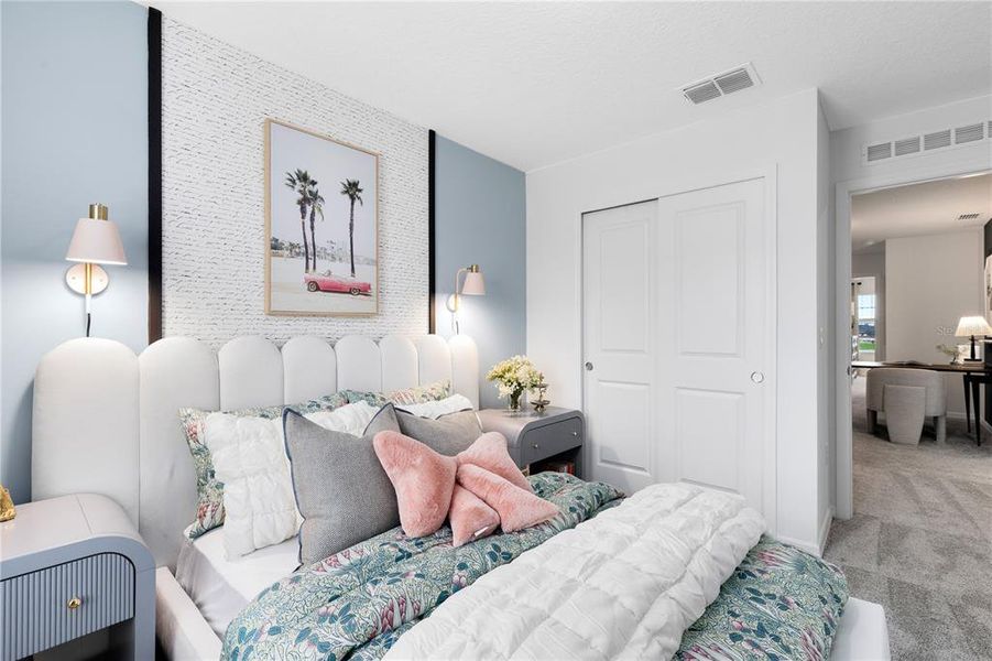Furnished interior view inside a new home in Silverleaf Oaks, Winter Garden (Image 19).