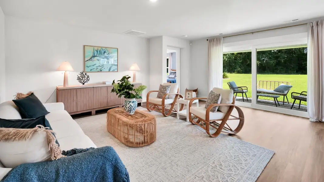 Furnished interior view inside a new home in Merchant Point, Jacksonville (Image 9).