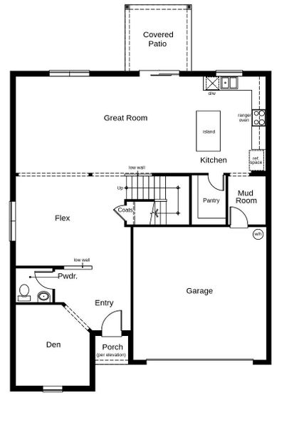 2D floor plan layout of this home in Gardens at Waterstone II, Palm Bay, FL (Image 2). 2D floor plan layout of this home in Gardens at Waterstone II, Palm Bay, FL (Image 2).