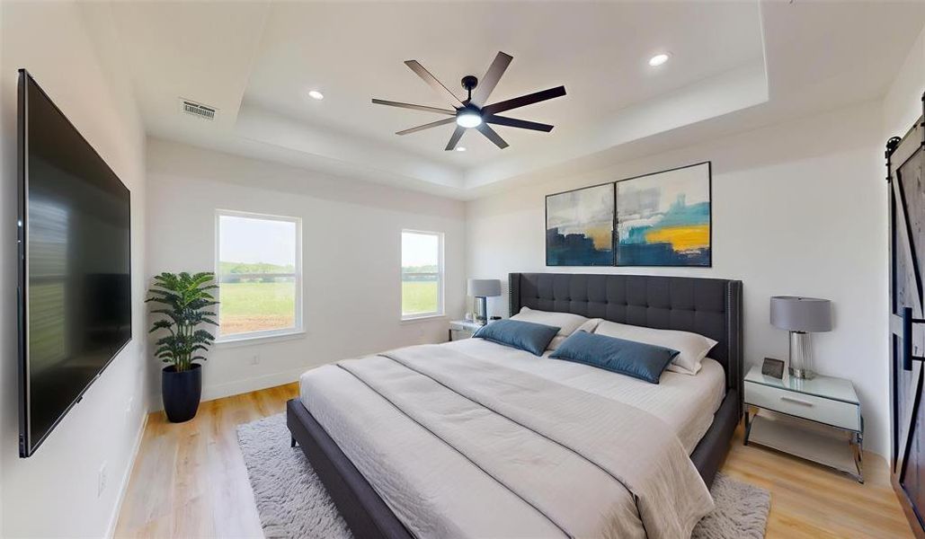 Furnished interior view inside a new home in , Greenville (Image 14).