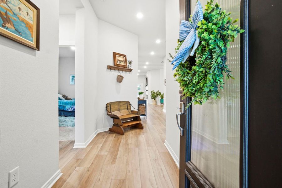 Furnished interior view inside a new home in , Willis (Image 16).