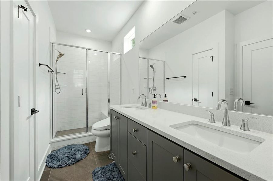 Furnished interior view inside a new home in , Atlanta (Image 15).