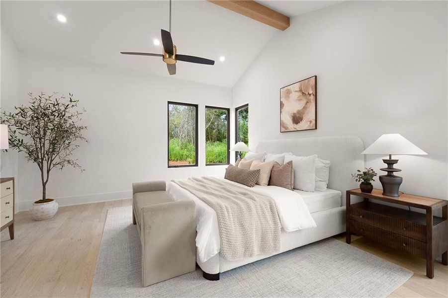 Furnished interior view inside a new home in , Roswell (Image 33).