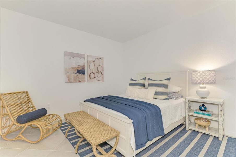 Furnished interior view inside a new home in Wellen Park Golf & Country Club, Venice (Image 41).