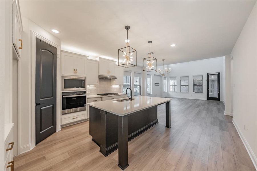 Furnished interior view inside a new home in Pecan Square, Northlake (Image 5).