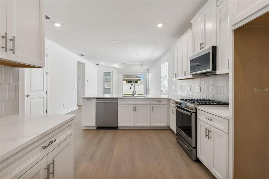 Furnished interior view inside a new home in SeaFlower, Bradenton (Image 5). Furnished interior view inside a new home in SeaFlower, Bradenton (Image 5).